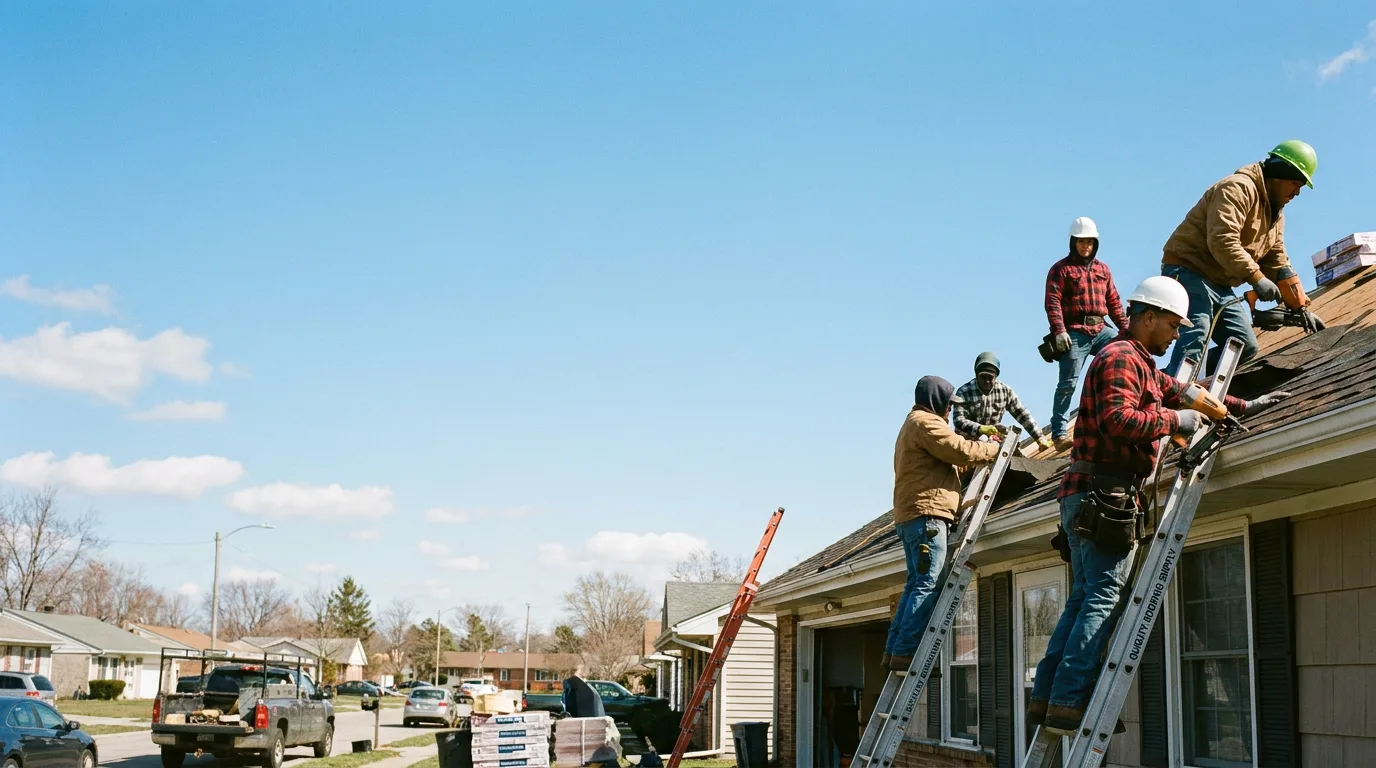 Roofing in Preemption, IL near me
